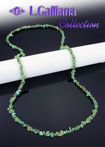 419087_COLLIER RIVIERE DE TURQUOISES