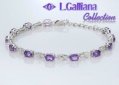 420433 BRACELET AMETHYSTES 5,95CT EN ARGENT 925
