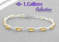 420442 BRACELET CITRINES 5CT EN ARGENT 925