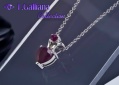 420465 COLLIER ARGENT 925 RUBIS