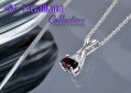 420476 COLLIER GRENAT DIAMANT ARGENT 925