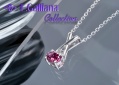 420481 COLLIER TOURMALINE ET DIAMANT 0,39CT ARGENT 925