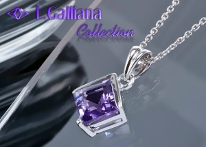 420512 COLLIER AMETHYSTE 1.70CT EN ARGENT 925