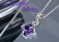 420512 COLLIER AMETHYSTE 1.70CT EN ARGENT 925