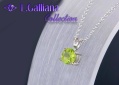 420541 COLLIER PERIDOT 1CT EN ARGENT 925