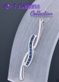 420589 COLLIER SAPHIRS 0,60CT EN ARGENT 925