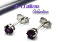 420594 BOUCLES COEUR AMÉTHYSTE 0,51CT EN ARGENT 925