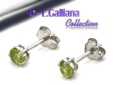 420596 BOUCLES D'OREILLES COEUR PÉRIDOT 0,5CT EN ARGENT 925