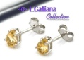 420600 BOUCLES CITRINE 0,94CT EN ARGENT 925