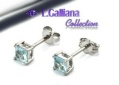 420602 BOUCLES TOPAZE BLEUE 0,91CT EN ARGENT 925