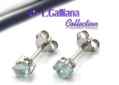 420612 BOUCLES TOPAZE BLEUE 0,57CT EN ARGENT 925