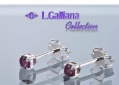 420624 BOUCLES RHODOLITE 0,32CT EN ARGENT 925