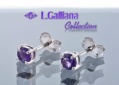 420633  BOUCLES AMÉTHYSTE 0,51CT EN ARGENT 925
