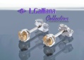 420636 BOUCLES CITRINE 0,44CT EN ARGENT 925