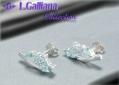 421049 BOUCLES TOPAZES BLEUES 1,93CT EN ARGENT 925