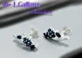 421051 BOUCLES SAPHIRS 2,01CT EN ARGENT 925
