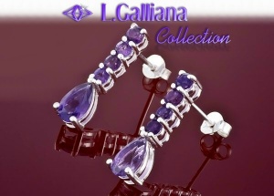 421071 BOUCLES AMÉTHYSTES 2,20CT EN ARGENT 925