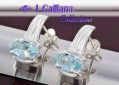 421083  BOUCLES TOPAZE BLEUE 1,60CT EN ARGENT 925