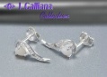 421124 BOUCLES OPALE ET DIAMANT 0,31CT EN ARGENT 925