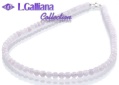 421454 COLLIER QUARTZ AMETHYSTE FERMOIR ARGENT 925
