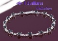 422574 BRACELET SAPHIRS 5,25CT EN ARGENT 925