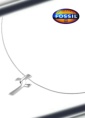 COLLIER FOSSIL X ARGENT 925 CF1